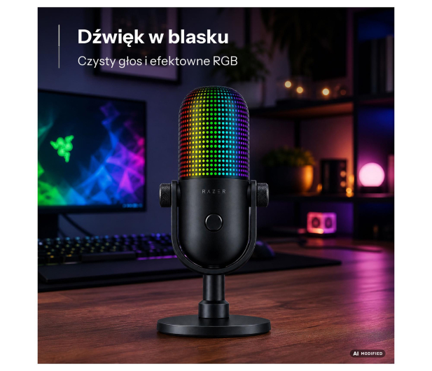 Razer Seiren V3 Chroma 32bit DSP Black - 1584221 - zdjęcie 4